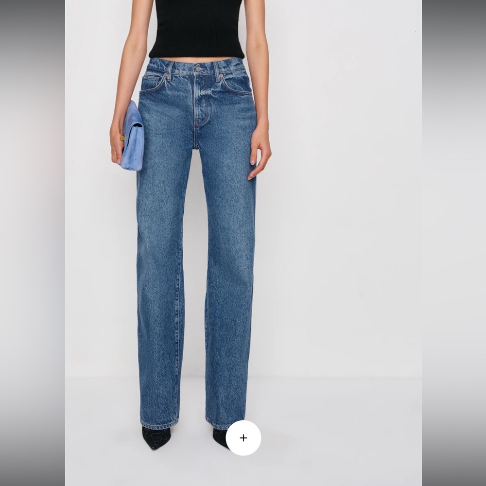 Reformation Val 90s Mid Rise Straight Jeans